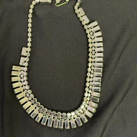 Albert Weiss circa 1955 Rhinestone Necklace Sexy Mid Century 50's VINTAGE - Picture 5 of 9